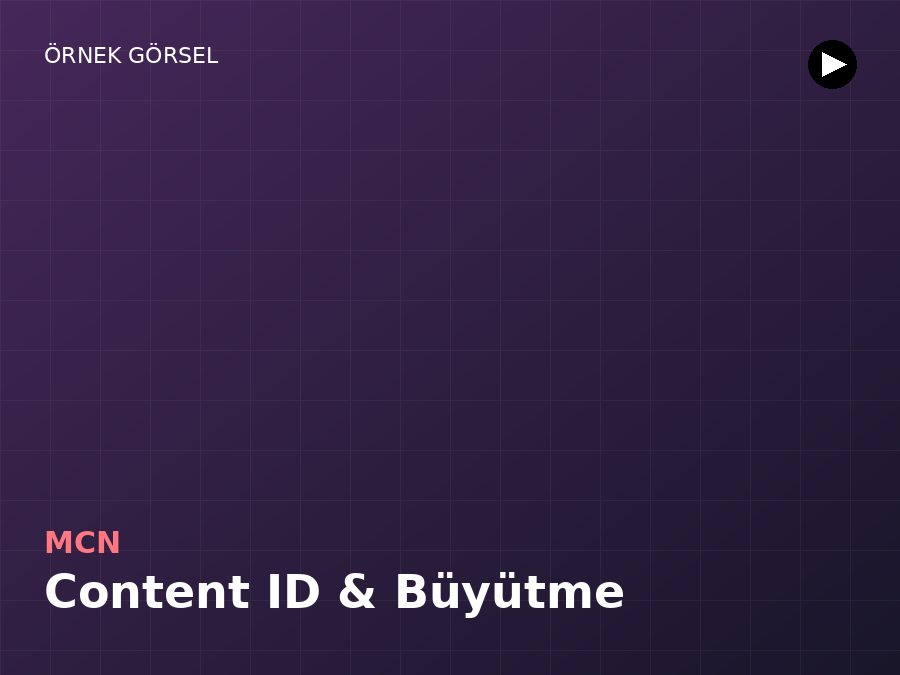 Content ID ve kanal büyütme